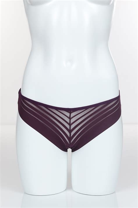 Mor Bikini N Arka Transparan Bant K Lot Modam Zbir Modamizbir