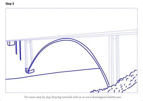 Learn How To Draw Maslenica Bridge Bridges Step By Step Drawing