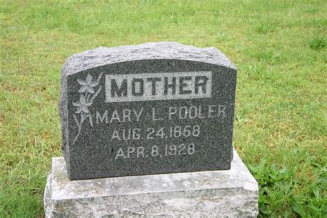 Mary Louisa Richardville Pooler 1858 1928 Mémorial Find a Grave