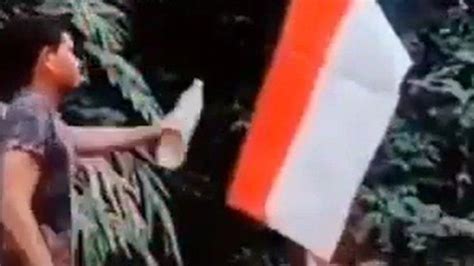 Viral Video Tiktok Pria Bakar Bendera Merah Putih Polisi Telah Ketahui