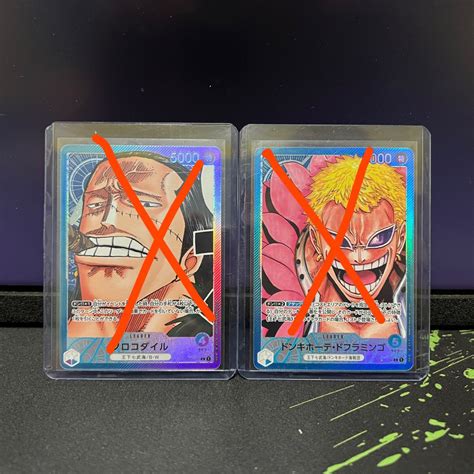 One Piece Tcg Sr Aa Op Op Singles Hits Wanted Crocodile Donquixote