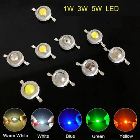 Pcs W W Led Light Emitting Diode High Power Led Chip Led Beads