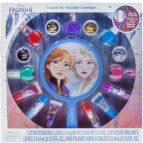 Disney Frozen 2 Makeup Set Nail Polish Lip Gloss Mirror