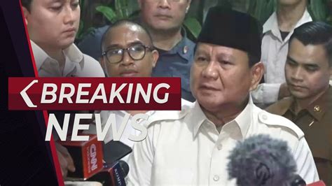 BREAKING NEWS Menhan Prabowo Kunjungi Rumah Duka Rizal Ramli YouTube