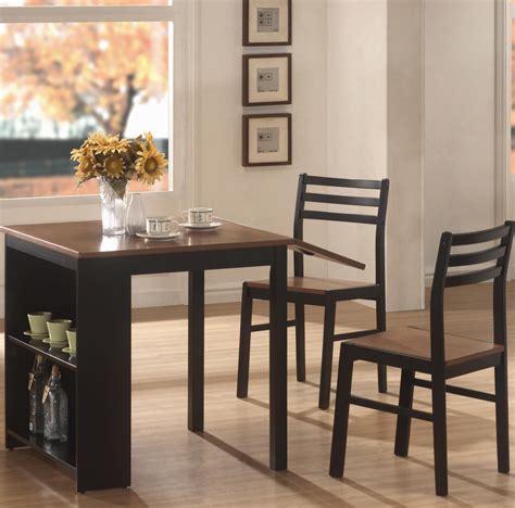 Modern Small Dining Table Set Breakfast Nook Wood