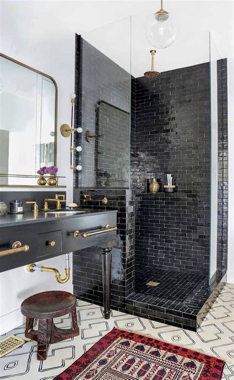 Glass Tile Ideas For Small Bathrooms Design Corral