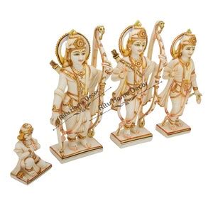 Ram Darbar Statue Cm Big Cultured Marble Ramdarbar Idol Lord Rama