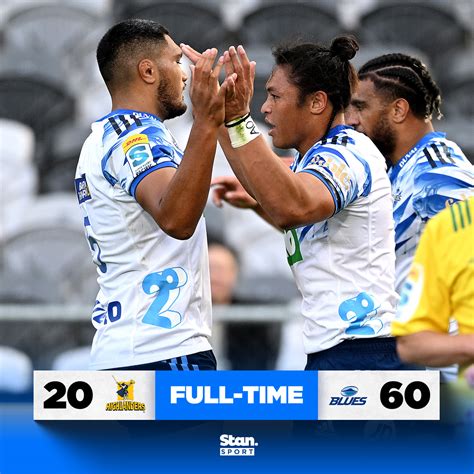 Stan Sport Rugby on Twitter: "A statement win from the Blues to start ...