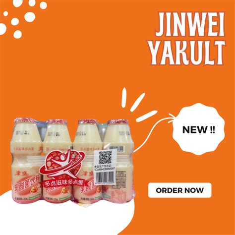 Jinwei Yakult Probiotic Yogurt Drink Bundle Of 4 Bottles 160ml Lazada Ph