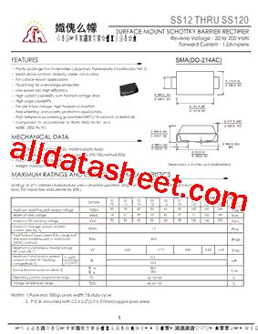 Ss Datasheet Pdf Microdiode Electronics Jiangsu Co Ltd