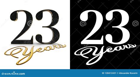 Golden Number Twenty Three Number 23 And The Inscription Years With