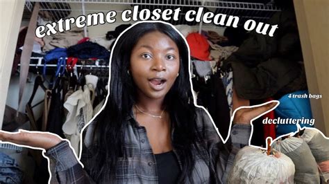 Reset Extreme Closet Cleanout Decluttering Organizing Donating