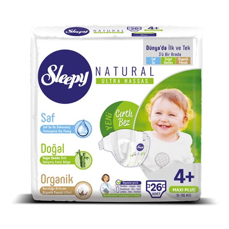 Sleepy Natural Bebek Bezi 4 Numara Maxi Plus Sleepy Online Alışveriş