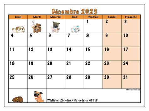 Calendrier décembre 2023 482 Michel Zbinden FR