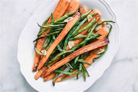 Roasted Green Beans And Carrots Easy Sheet Pan Roasted Veggies