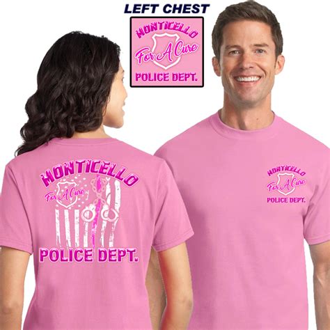 Cops For A Cure Police Breast Cancer Shirts Dove Designs