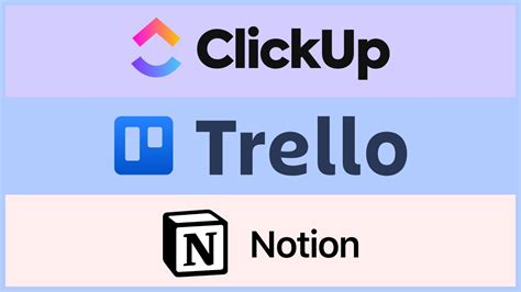 Clickup Vs Trello Vs Notion Which Project Management Tool Is Right