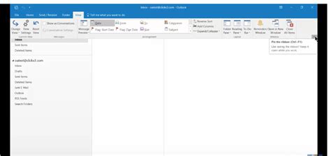 Customize The Ribbon Bar In Microsoft Outlook 2016