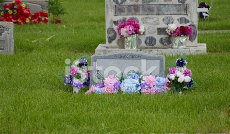 Headstone With Flowers Stock Photo | Royalty-Free | FreeImages