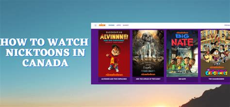 nicktoons  canada  cable