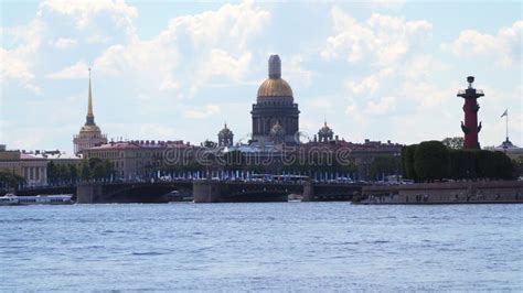 Dome Of St Isaac S Cathedral Admiralty Rostral Column And Palace