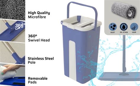 STARLYF Mop And Bucket Set Autoclean Mop With Super Absorbent