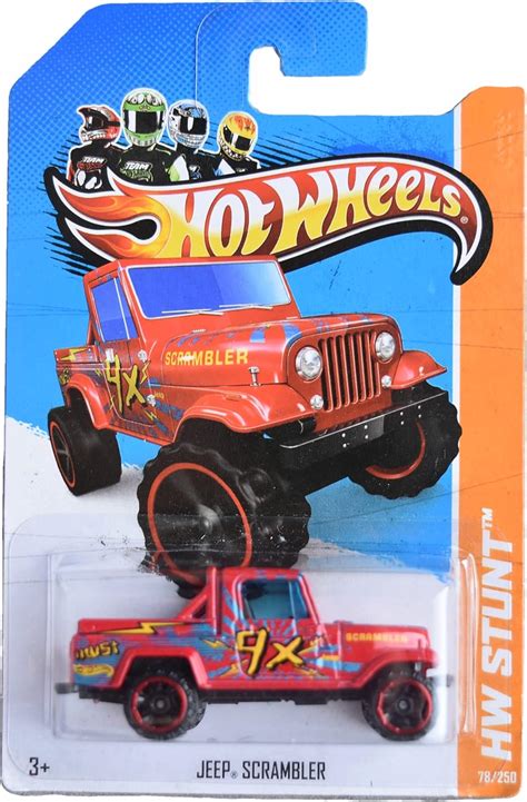 Hot Wheels Jeeps Scrambler Stunt Rojo Yaxa Guatemala