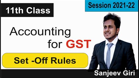 8 How To Adjust Gst Set Off Rules Accounting For Gst Goods