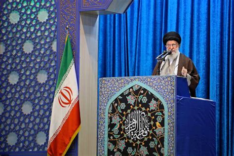 Iran Supreme Leader Ayatalloh Ali Khamenei says attack against US military base was a “strike at ...