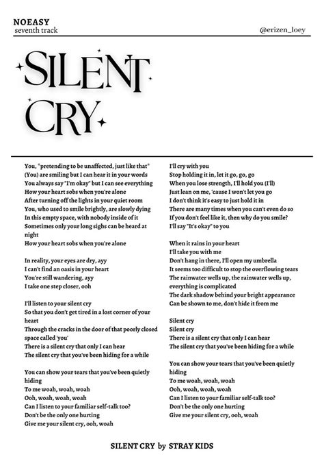 An Article From The Magazine Silent Cry