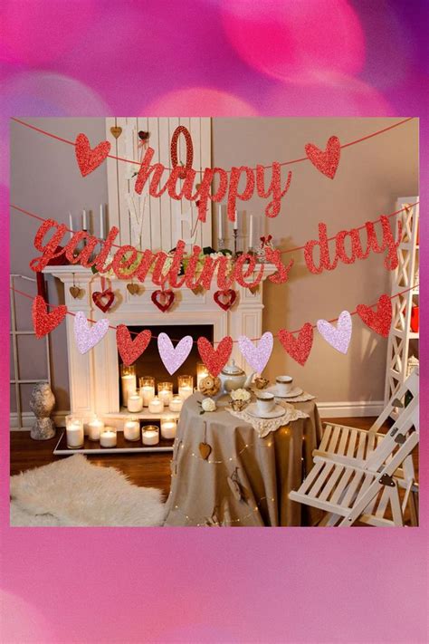 Galentine S Day Banner Happy Galentines Day Decorations With Felt Heart