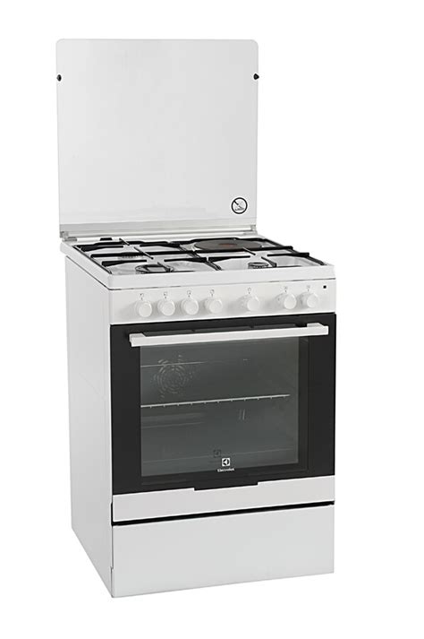 Cuisini Re Mixte Electrolux Ekm Aow Blanc Darty