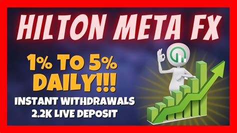 Hilton Meta FX Review Up To 5 In Daily Profits Withdraw Capital