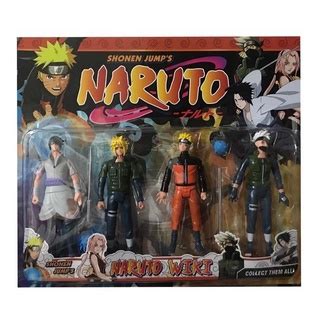 Kit C Bonecos Naruto Articulados Sasuke Kakashi Minato Cm Shopee