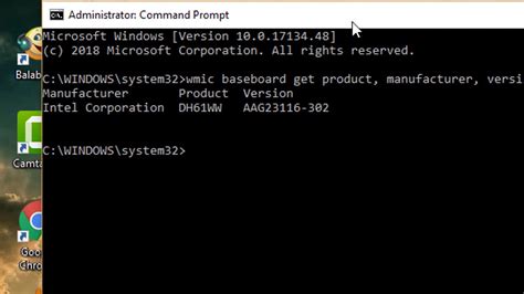 Find Your Motherboard Model Number Using Command Prompt Youtube