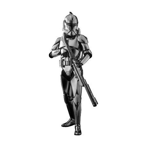 Figure Hot Toys MMS Star Wars Clone Trooper Chrome Version Walmart