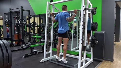 Smith Machine Standing Calf Raises Youtube