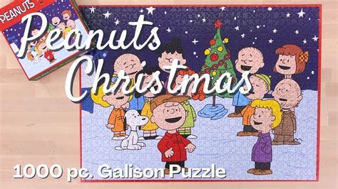 Relax With A Puzzle Galison 1000 Pc Puzzle Peanuts Christmas YouTube