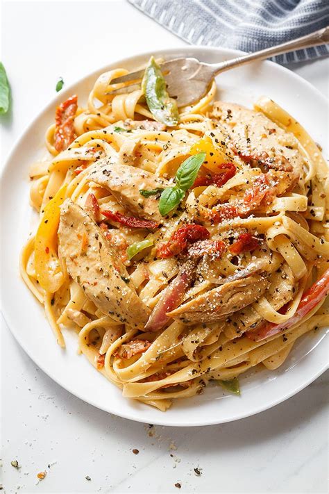 Chicken Pasta Recipe In Creamy Pesto Sauce Creamy Pesto Chicken Pasta