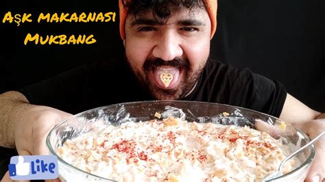 AŞK MAKARNASI MUKBANG TÜRKÇE MUKBANG YOĞURTLU MAKARNA MUKBANG YouTube