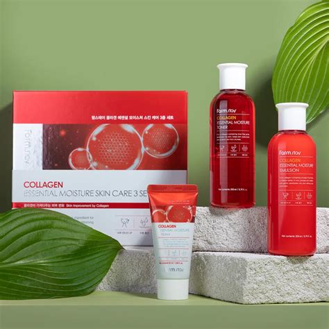 Набор средств с коллагеном FarmStay Collagen Essential Moisture Skin ...