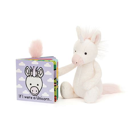 If I Were A Unicorn Board Book And Bashful Unicorn Official Jellycat