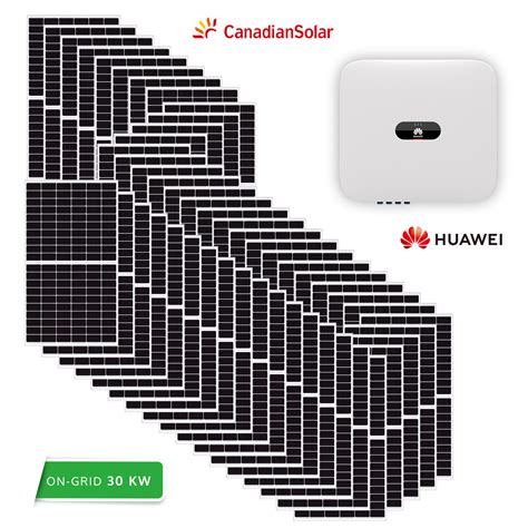 Kit Sistem Fotovoltaic Kw Invertor Trifazat Huawei Si Panouri