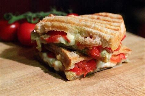 Tomate Mozzarella Panini Vom Tefal Optigrill Tomate Mozzarella