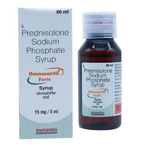 Prednisolone Sodium Phosphate Oral Solution Bp Mg Ml For Hospital