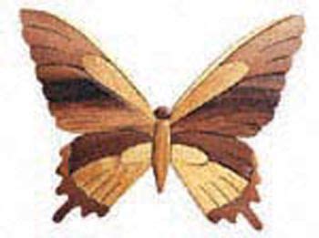 All Butterfly Intarsia Project Pattern Intarsia Wood Scroll Saw