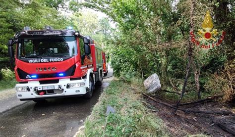 Incendio A Pavia Bruciano Sterpaglie E Alcune Baracche Prima Pavia