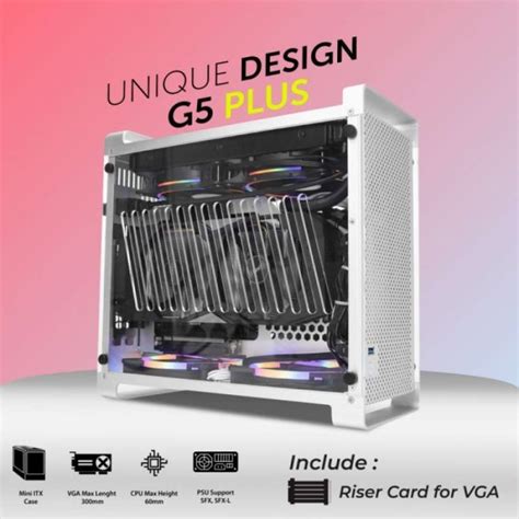 Promo Casing Pc Mini Itx Metal Fish G Plus Diskon Di Seller