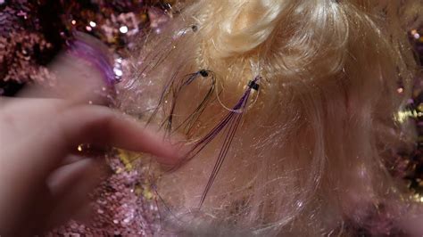 How To Remove Hair Tinsel Another Way To Put Hair Tinsel In Your Hair