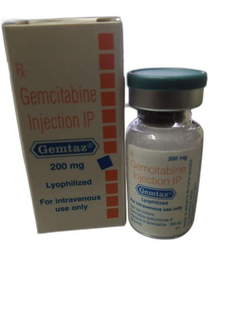 Gemcitabine Mg Gemtaz Mg Injection Prescription Treatment